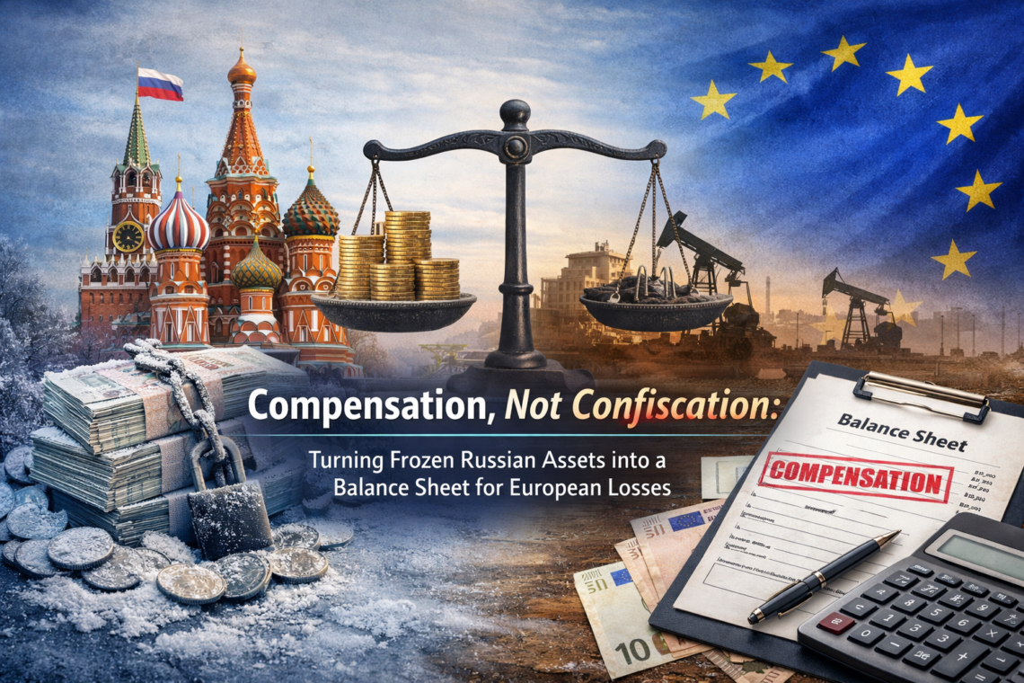 Compensation, Not Confiscation: Turning Frozen Russian Assets into a Balance Sheet for European Losses