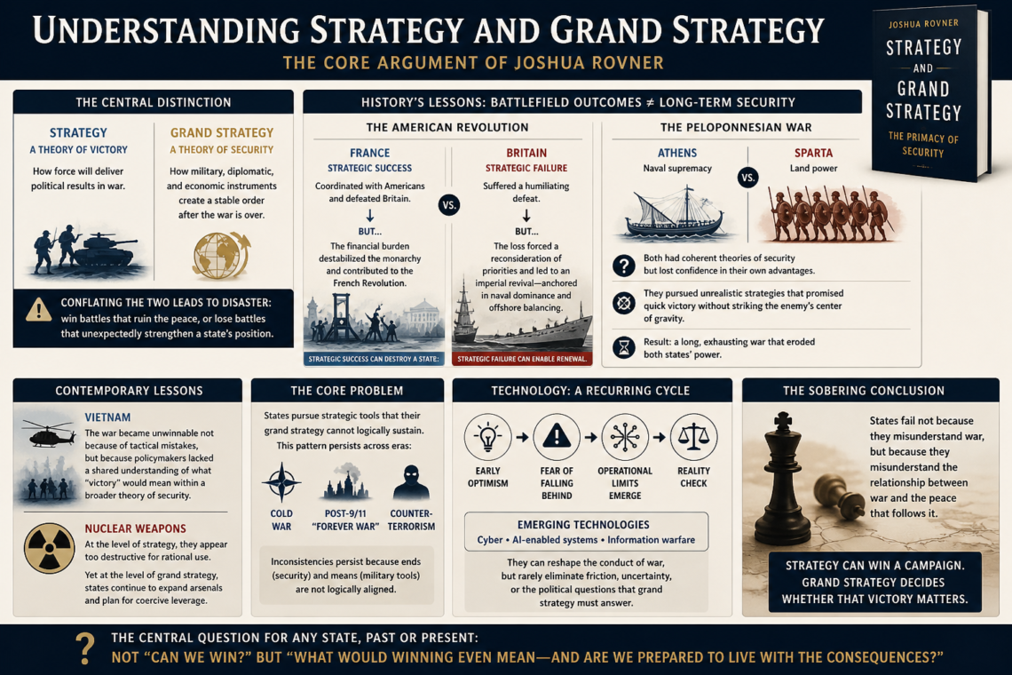 Understanding Strategy and Grand Strategy: The Core Argument of Joshua Rovner